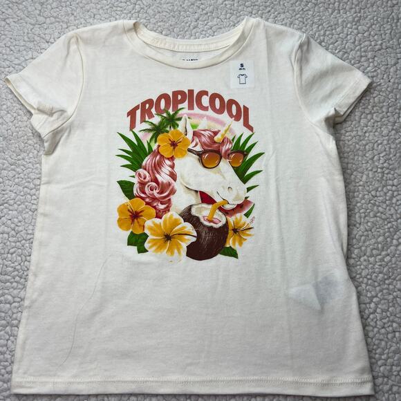 Old Navy Tropicool Unicorn Tee Small - Picture 2 of 7